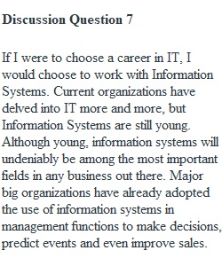 Discussion Question 7